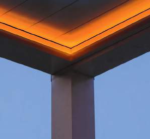 Pannello Illuminazione per Bioclimatica Modello Natura