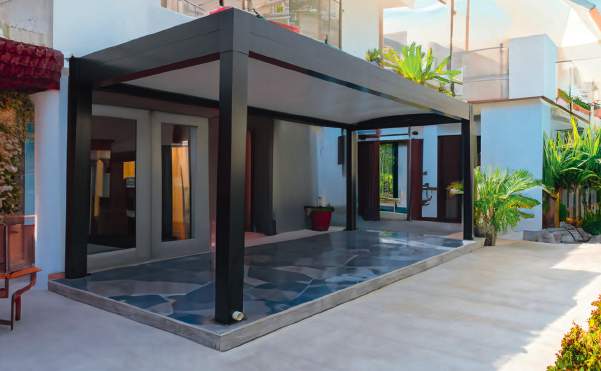 Pergola a Tetto Piano Modello Alubox