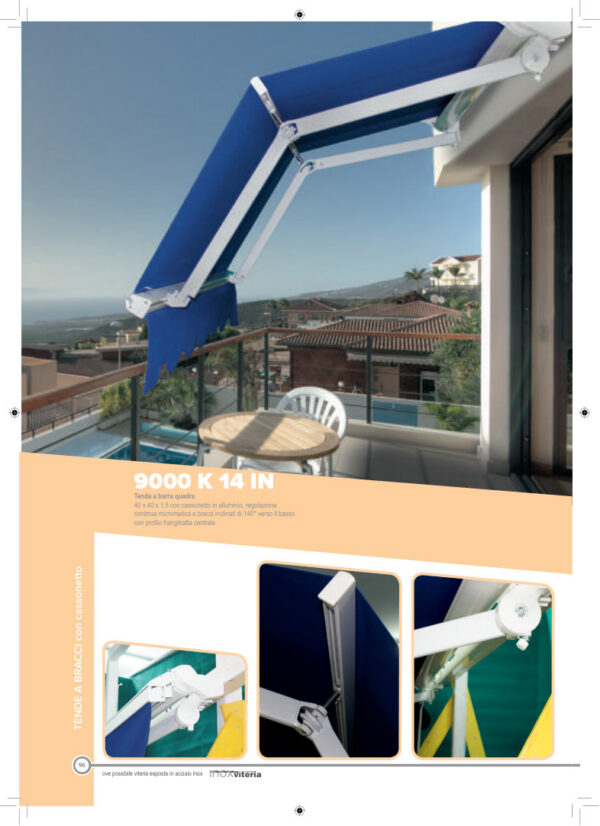 9000 K 14 IN - Tenda da sole Eurothema