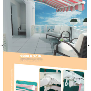 9000 K 17 IN - Tenda da sole Eurothema