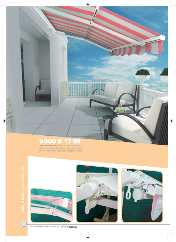 9000 K 17 IN - Tenda da sole Eurothema