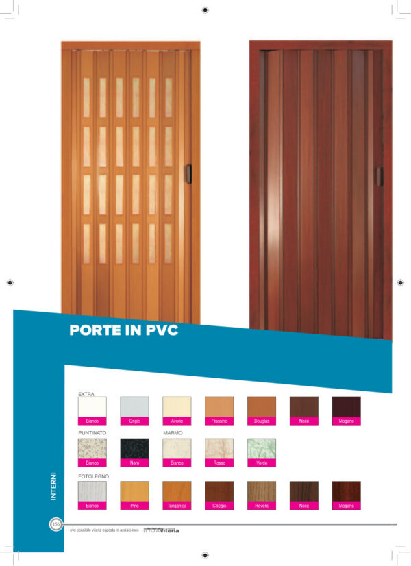 PORTE IN PVC - Tenda da sole Eurothema
