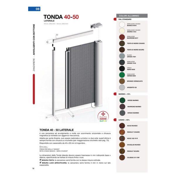 Tonda 40 Laterale